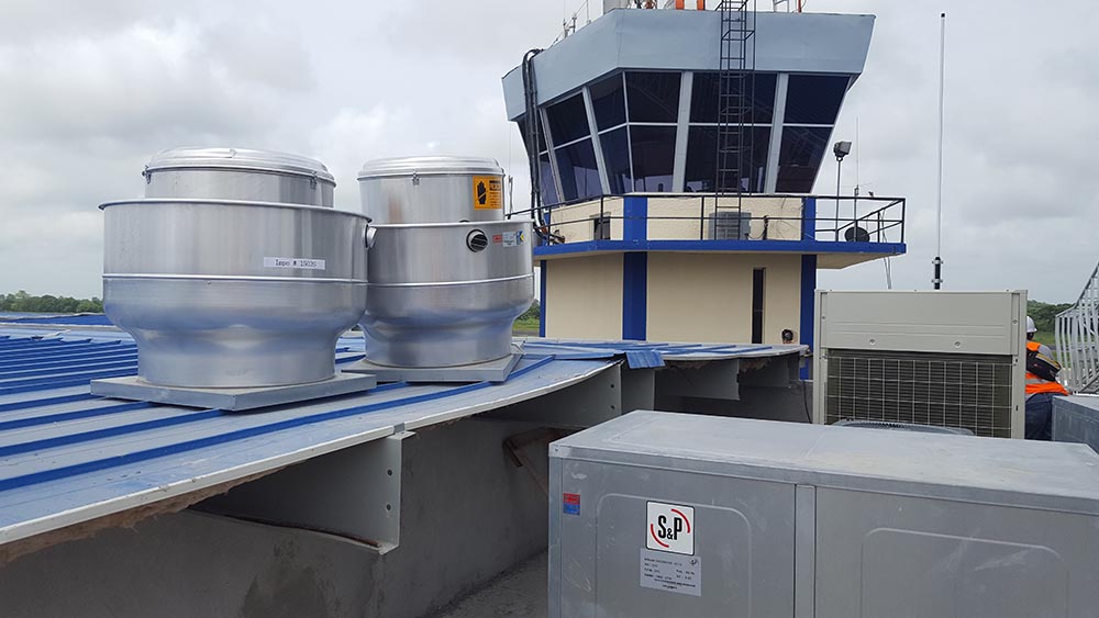 EXTRACTORES TIPO HONGO PARA ZONAS DE COMIDAS